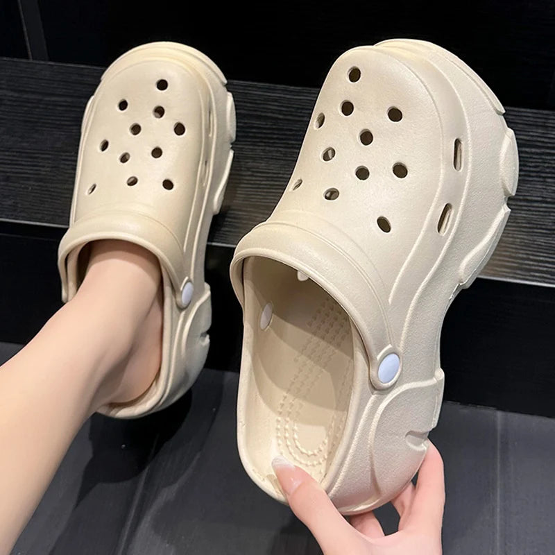 Sandals Women Summer Soft Thick Bottom Beach Garden Shoes Woman