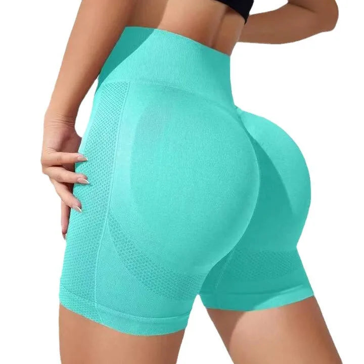 High Waist Butt Liftting Gym Trainning Yoga Fitness Three Point Shorts